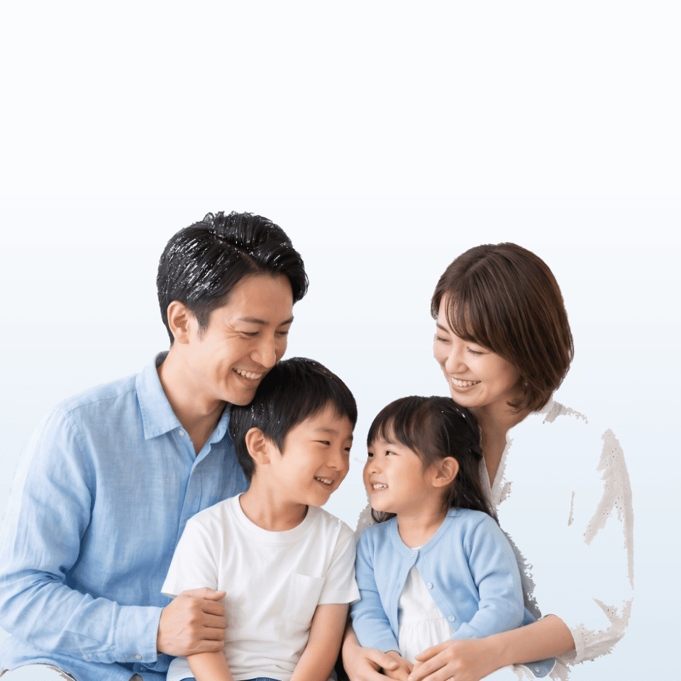 親子の写真